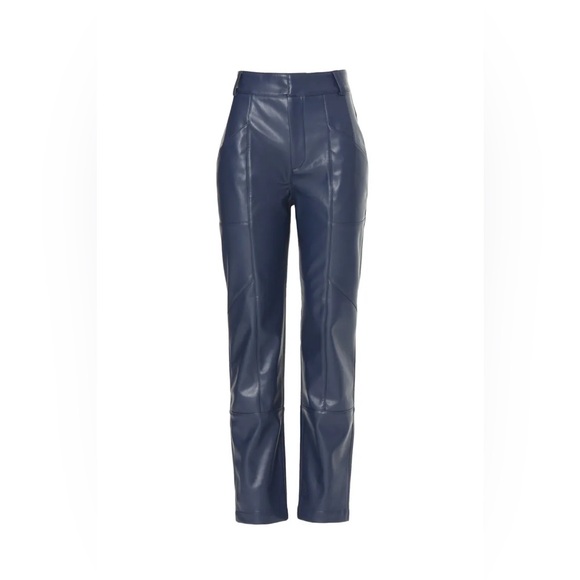 Ronny Kobo Collection Pants - Ronny Kobo blue faux leather pants size 4